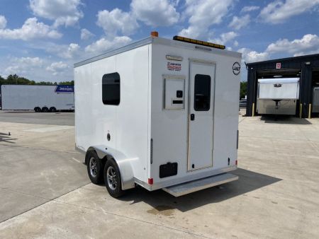 New United UAT 7x12 Aluminum Fiber Splicing Trailer