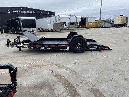 New Sure-Trac 7x12 Drop Deck Equipment Trailer