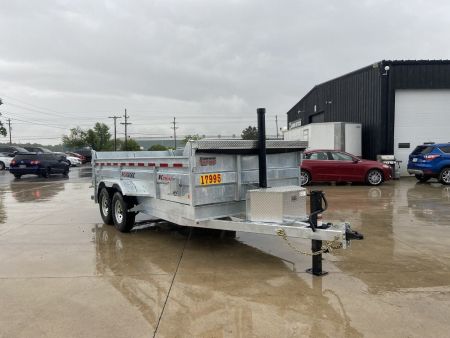 New K-Trail 82"x16' Galvanized Dump Trailer