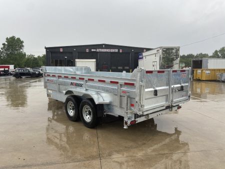 New K-Trail 82"x16' Galvanized Dump Trailer