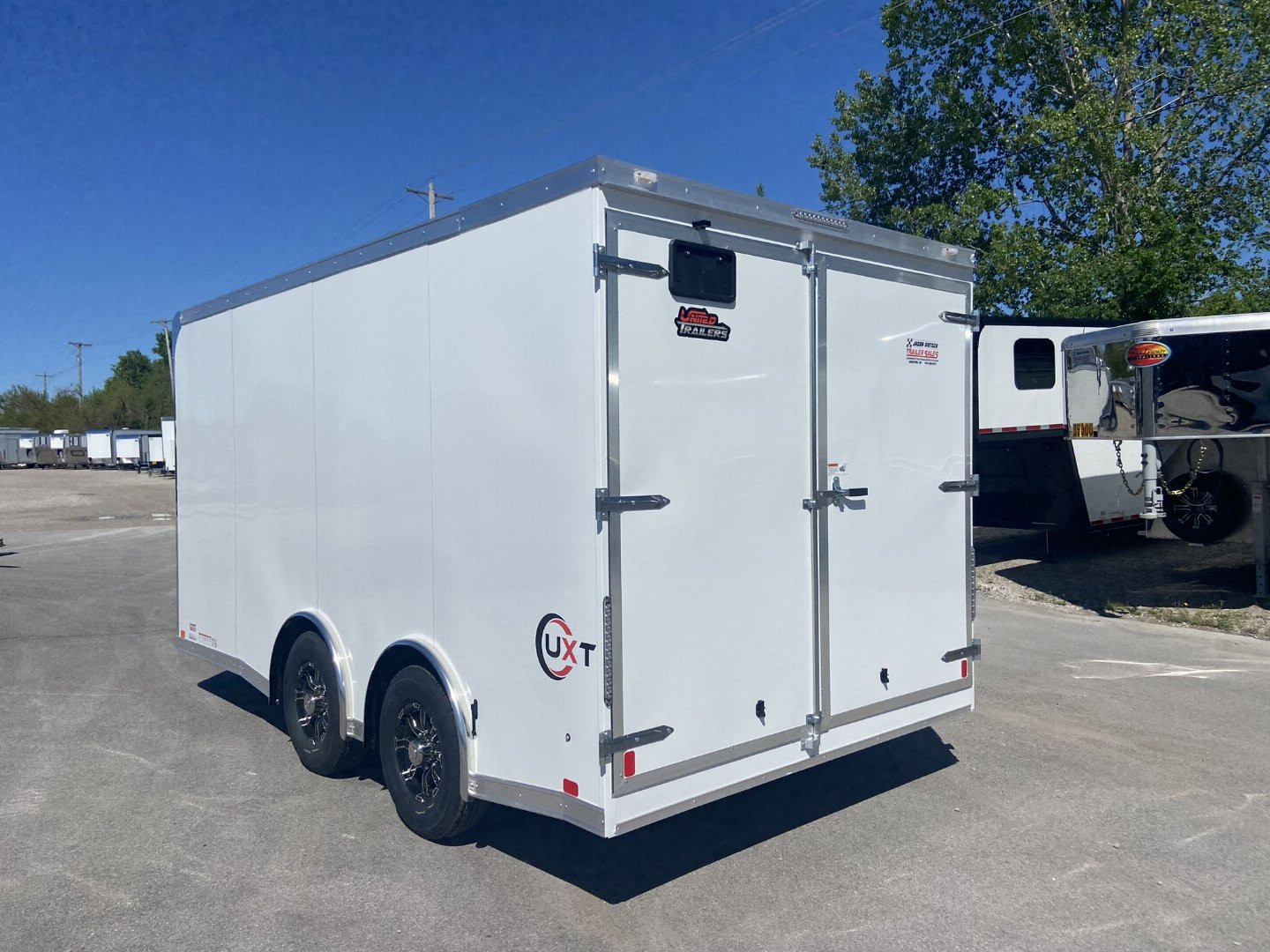 New United 8.5x16 UXT Enclosed Cargo/Construction Trailer