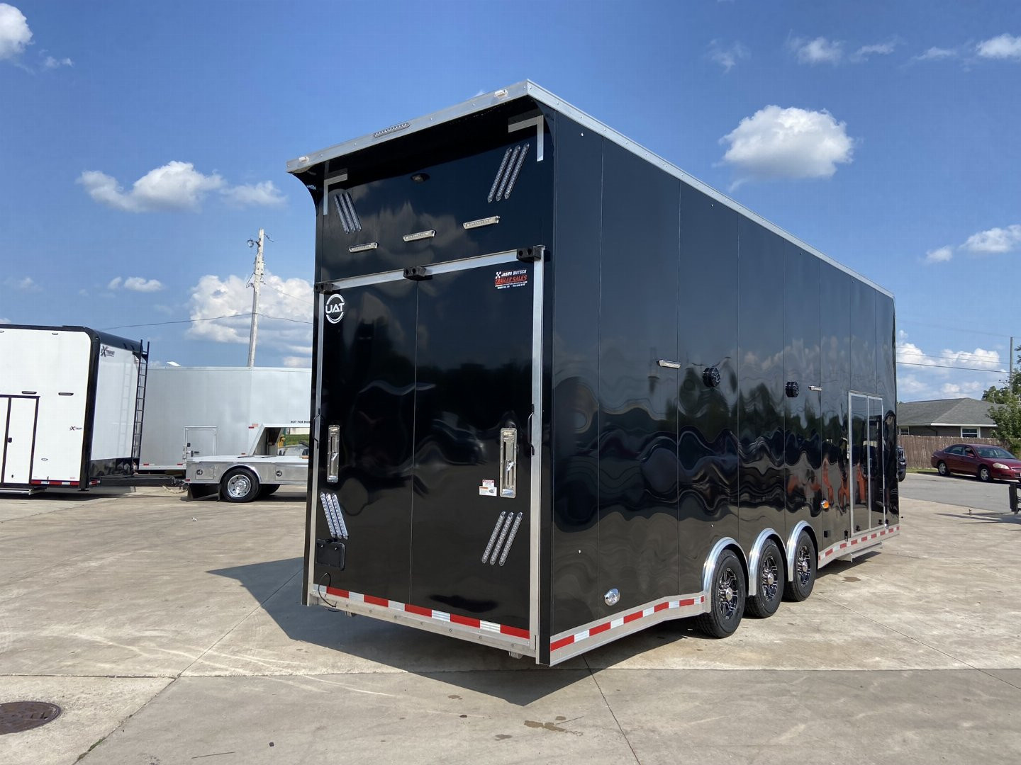 New 30' Aluminum Stacker Racing Trailer - United