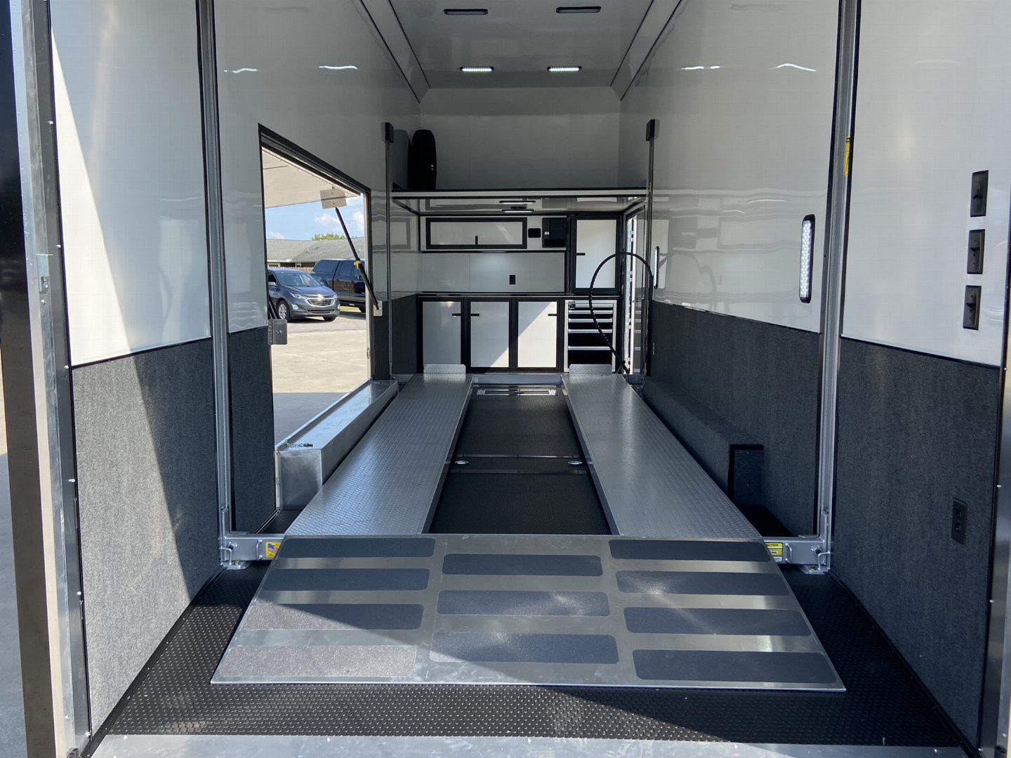 New 30' Aluminum Stacker Racing Trailer - United
