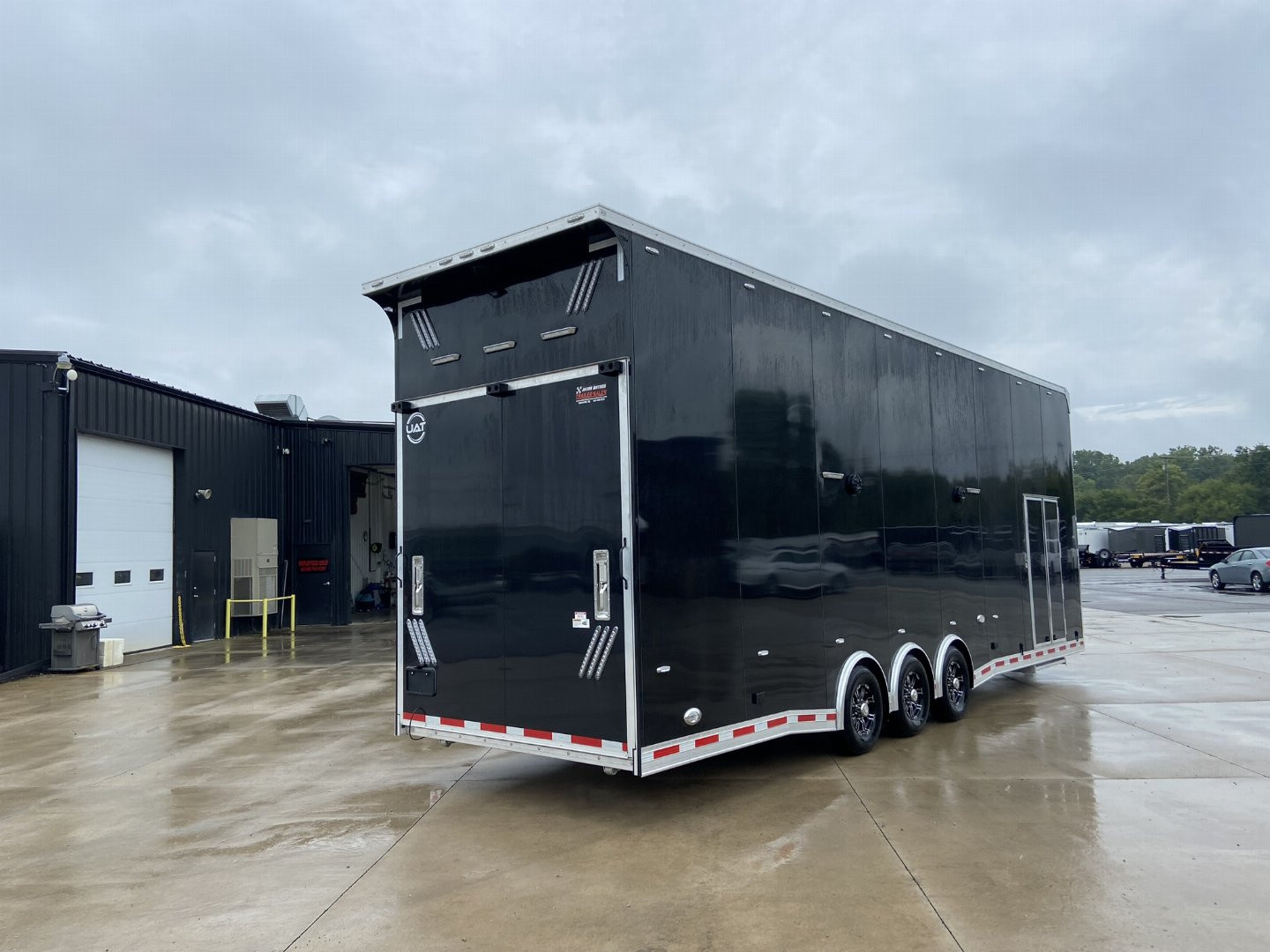 New 32' Aluminum Stacker Racing Trailer - United