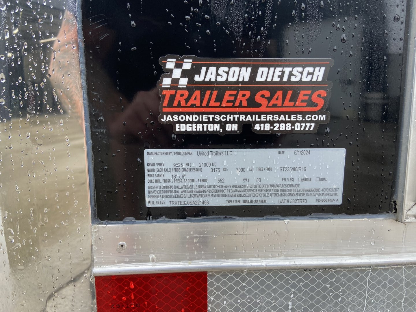 New 32' Aluminum Stacker Racing Trailer - United