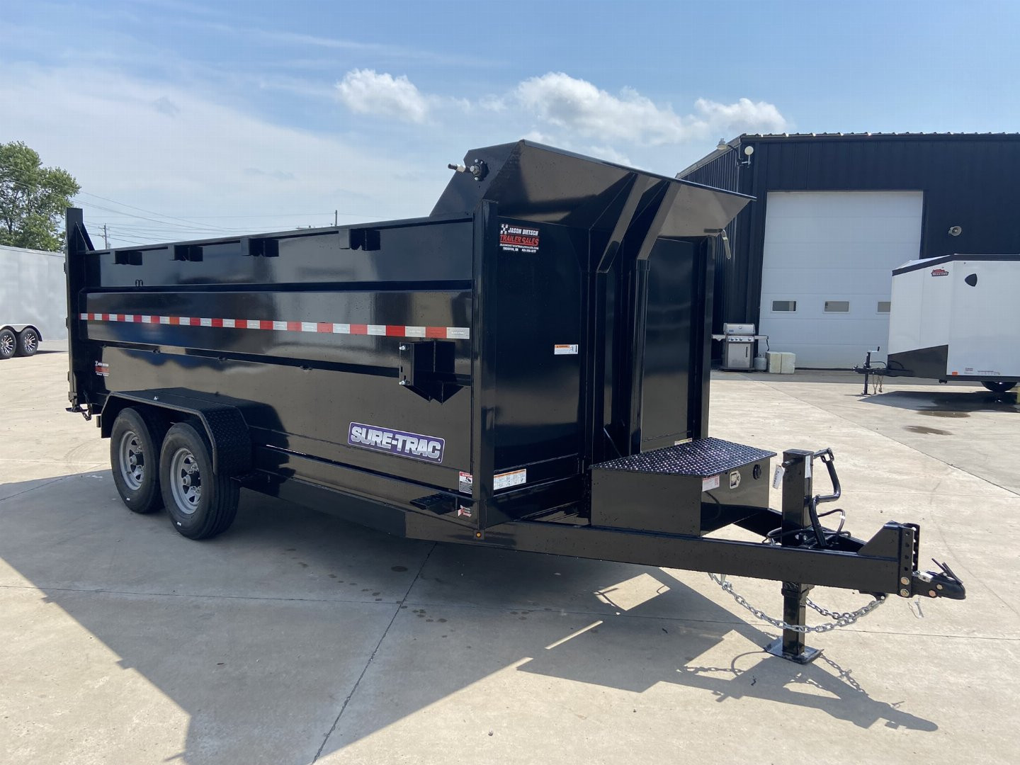 New Sure-Trac 82x16 Dump Trailer with 4' sides and tire upgrade