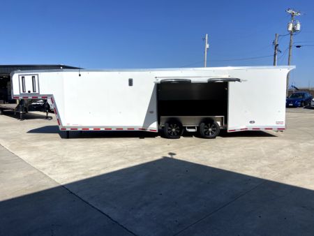 New 36' Aluminum Gooseneck Racing Trailer - United
