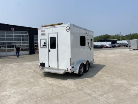 New United Aluminum 7x12 Fiber Splicer Trailer