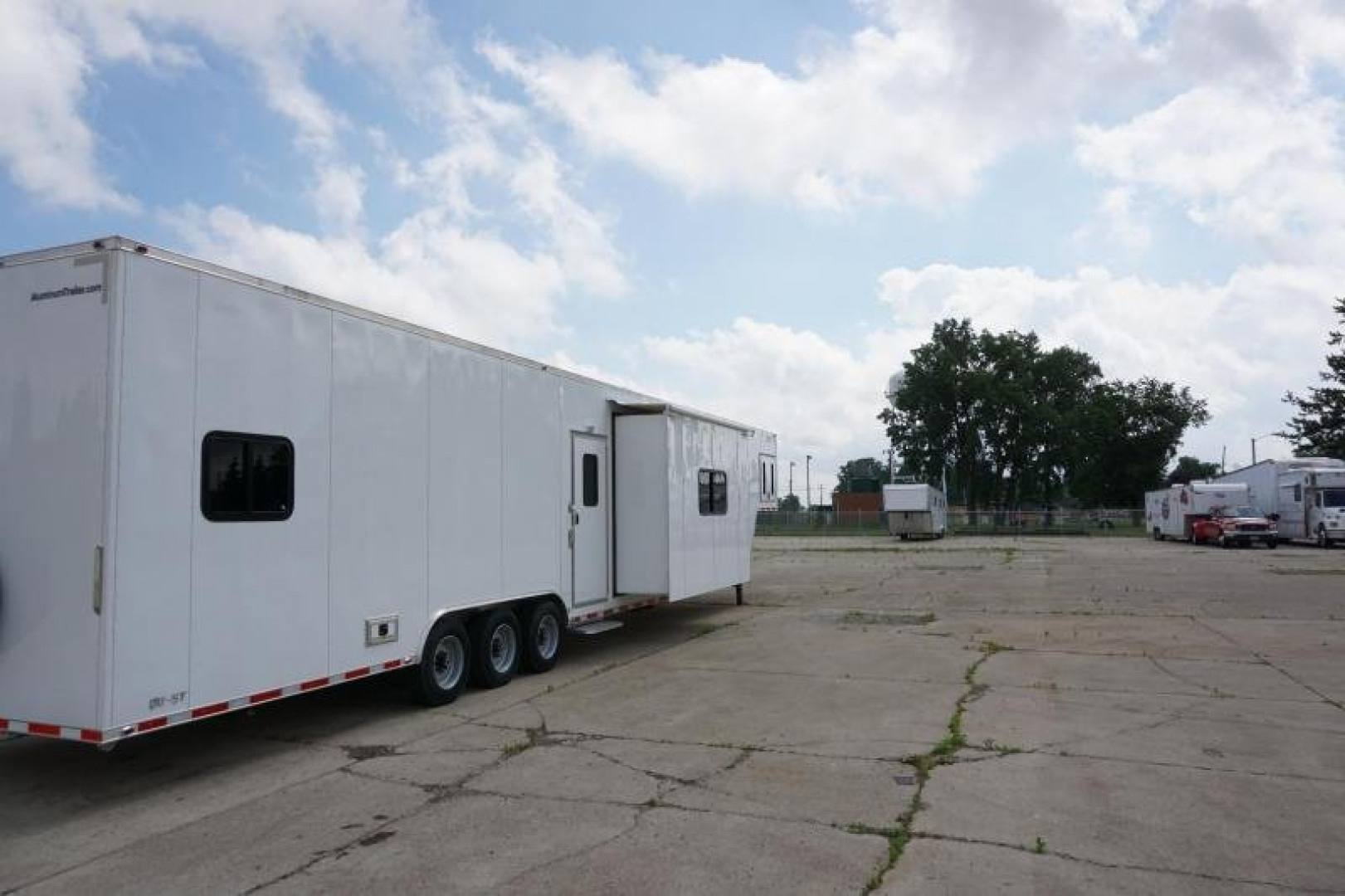 Used 50' Aluminum Jobsite or Bunkhouse Trailer - ATC
