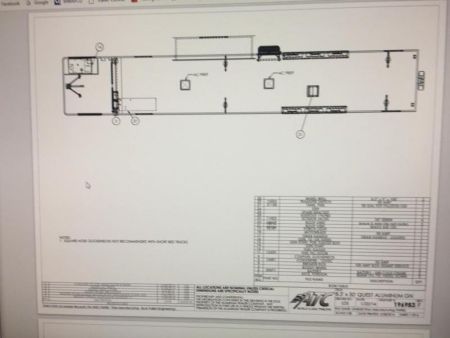 Used 50' Aluminum Jobsite or Bunkhouse Trailer - ATC