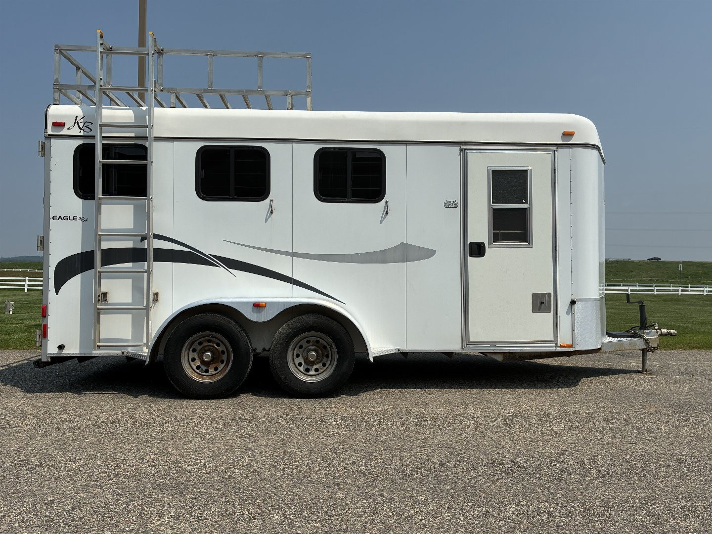 Used 2004 Kiefer Manufacturing 3H BP Horse Trailer