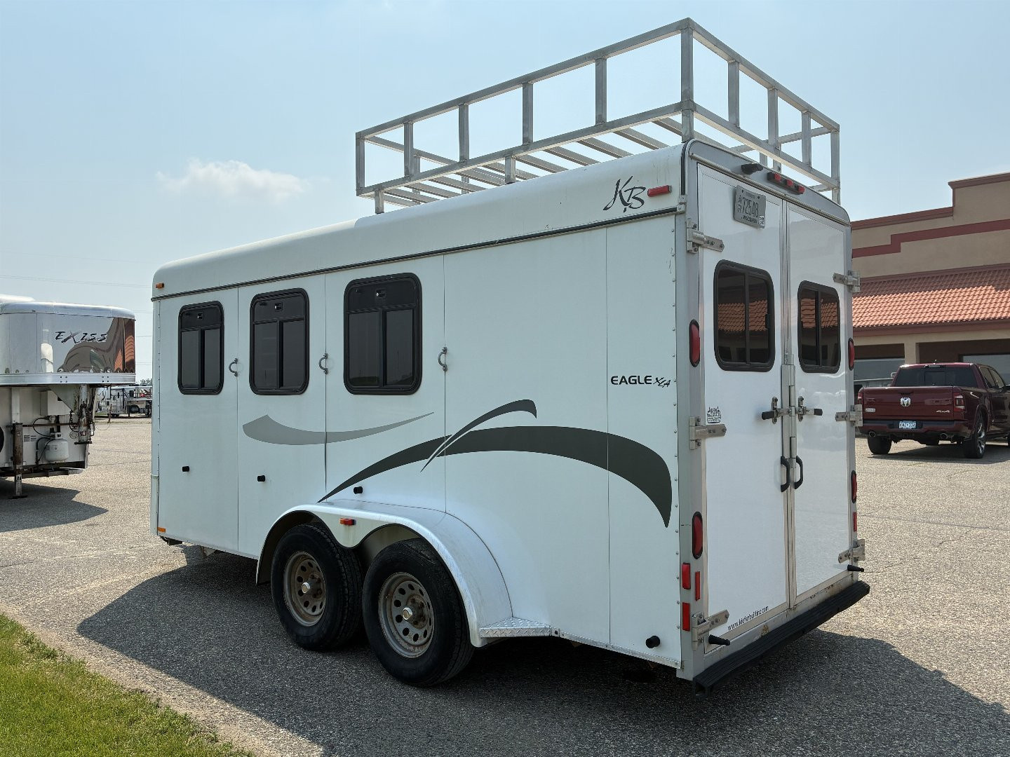 Used 2004 Kiefer Manufacturing 3H BP Horse Trailer