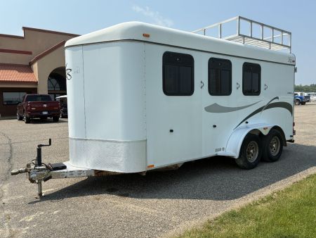 Used 2004 Kiefer Manufacturing 3H BP Horse Trailer
