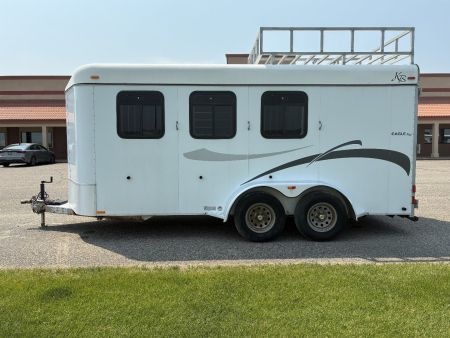 Used 2004 Kiefer Manufacturing 3H BP Horse Trailer