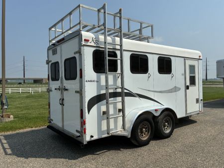 Used 2004 Kiefer Manufacturing 3H BP Horse Trailer