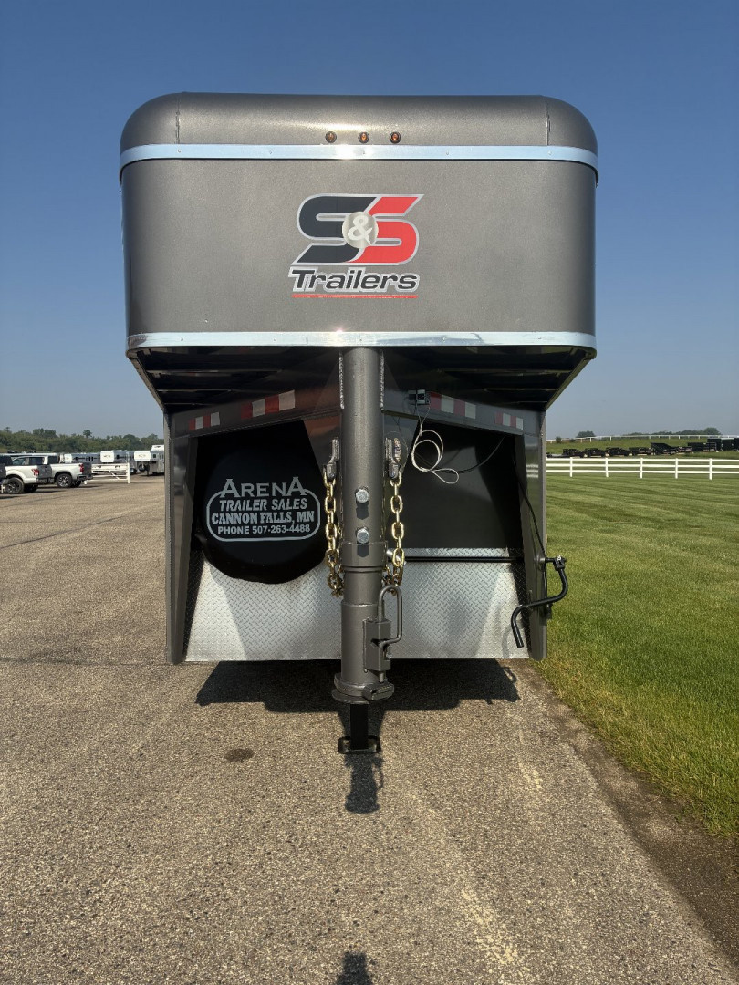 New 2025 S&S Manufacturing 24' Stock Trailer Stock / Stock Combo Trailer