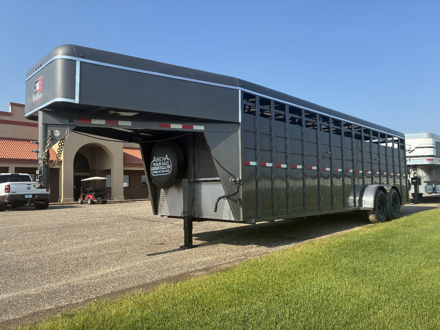 New 2025 S&S Manufacturing 24' Stock Trailer Stock / Stock Combo Trailer