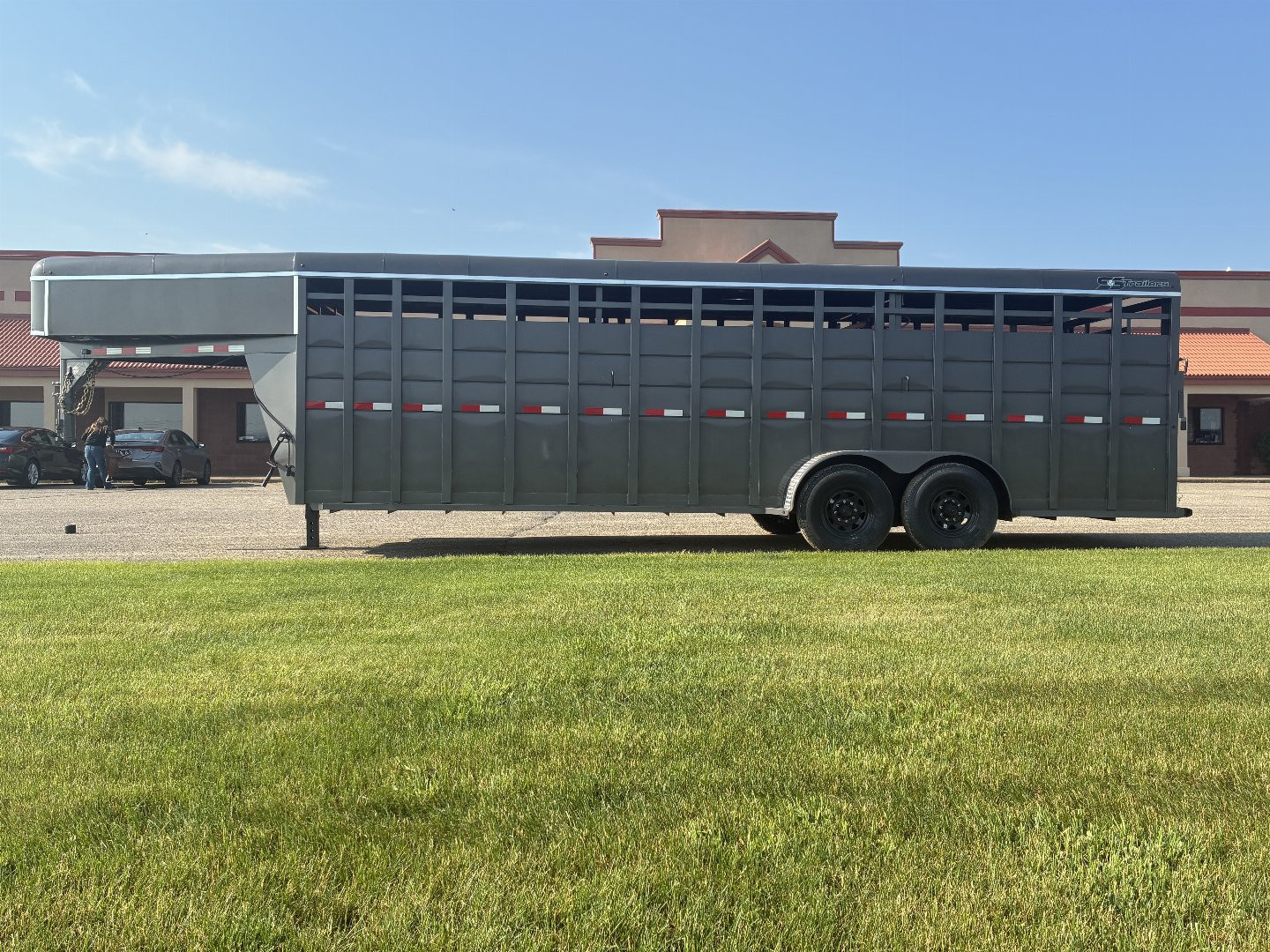 New 2025 S&S Manufacturing 24' Stock Trailer Stock / Stock Combo Trailer