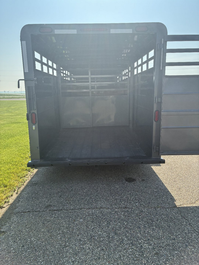 New 2025 S&S Manufacturing 24' Stock Trailer Stock / Stock Combo Trailer