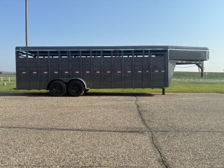 New 2025 S&S Manufacturing 24' Stock Trailer Stock / Stock Combo Trailer