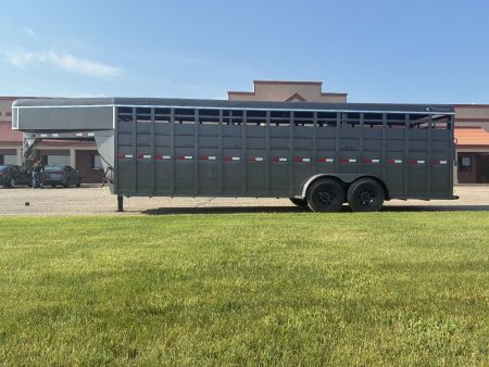New 2025 S&S Manufacturing 24' Stock Trailer Stock / Stock Combo Trailer