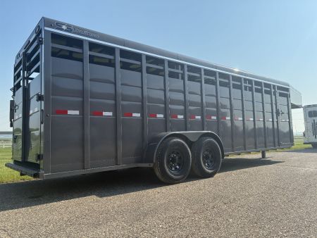New 2025 S&S Manufacturing 24' Stock Trailer Stock / Stock Combo Trailer