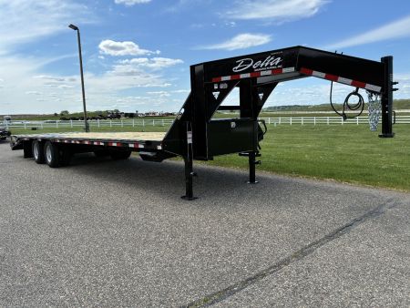 New 2025 Delta Mfg 210GN 32' x 8'6" GN Flatbed Trailer