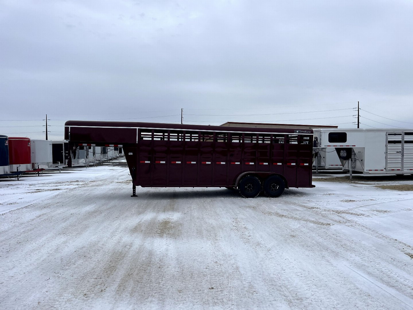 New 2025 S&S Manufacturing 20' Stock GN Trailer