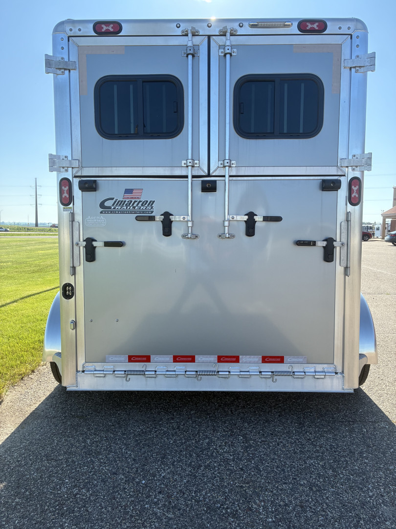 New 2025 Cimarron 2H Straight Load BP Horse Trailer