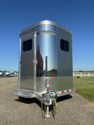 New 2025 Cimarron 2H Straight Load BP Horse Trailer