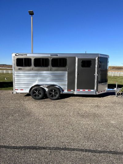 New 2025 Cimarron Trailers 3H BP RTG Horse Trailer