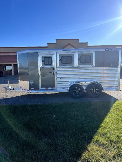 New 2025 Cimarron Trailers 3H BP RTG Horse Trailer