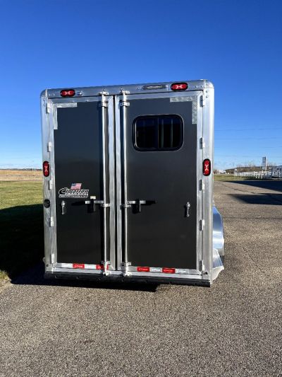 New 2025 Cimarron Trailers 3H BP RTG Horse Trailer