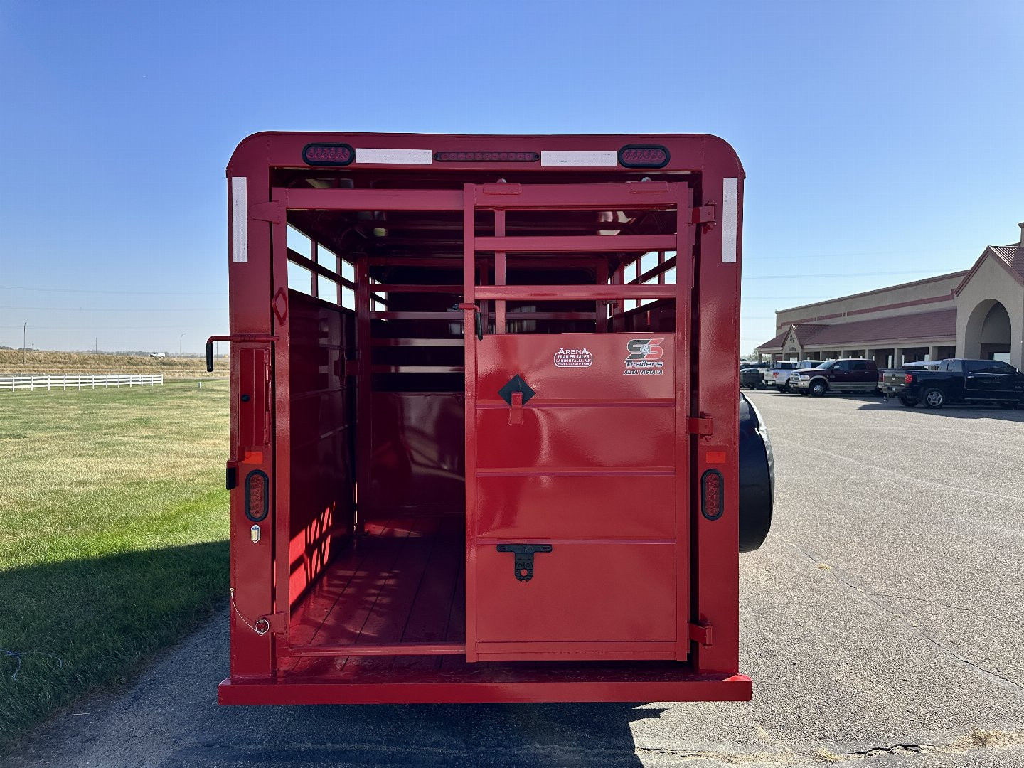 New 2025 S&S Manufacturing 6'x6'6"x16' Stock / Stock Combo Trailer