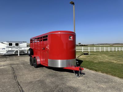 New 2025 S&S Manufacturing 6'x6'6"x16' Stock / Stock Combo Trailer