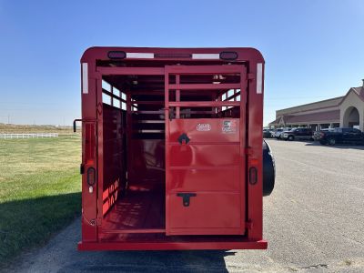 New 2025 S&S Manufacturing 6'x6'6"x16' Stock / Stock Combo Trailer