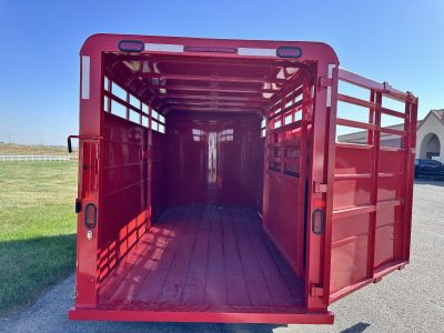 New 2025 S&S Manufacturing 6'x6'6"x16' Stock / Stock Combo Trailer