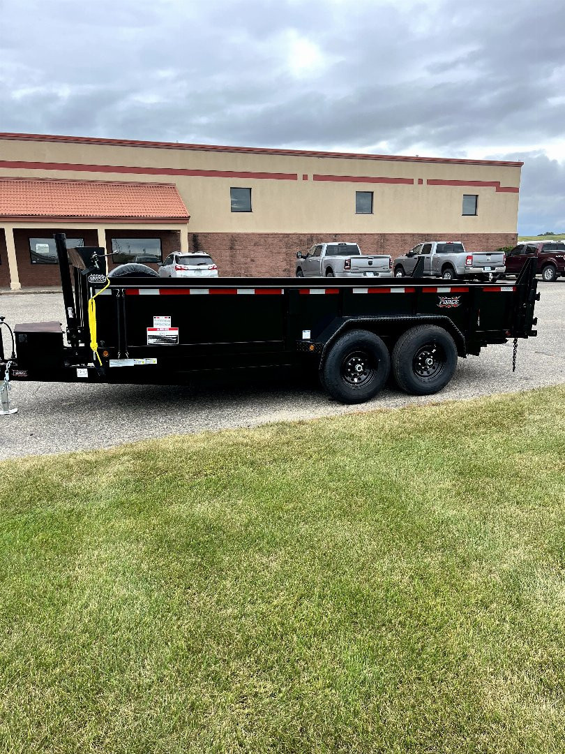 New 2025 Force 7'x16' Dump Trailer