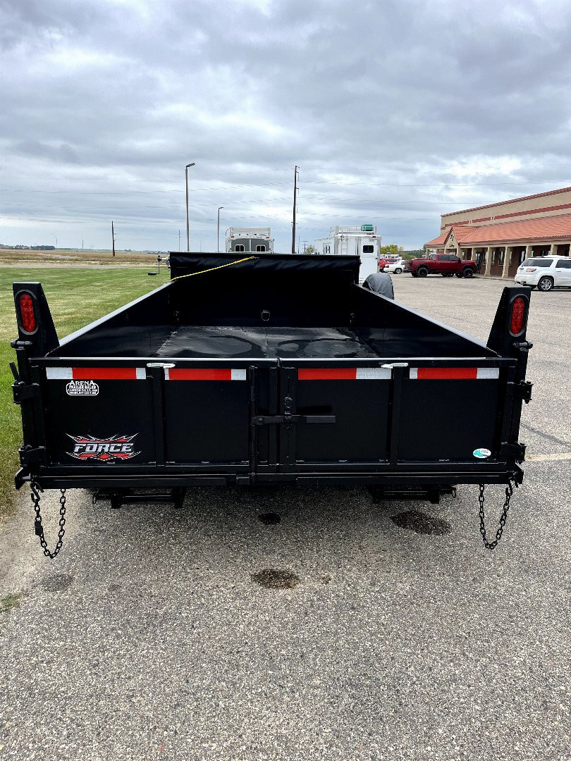 New 2025 Force 7'x14' Dump Trailer