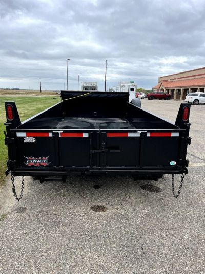 New 2025 Force 7'x14' Dump Trailer