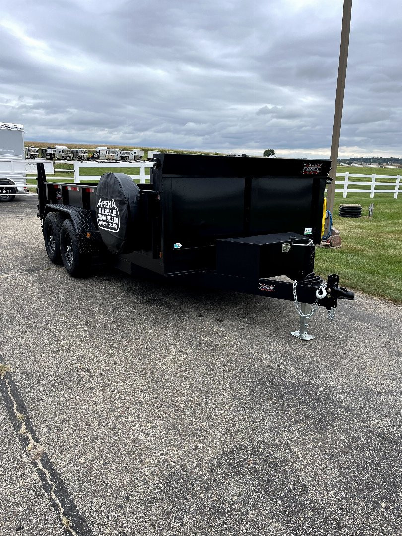 New 2025 Force 7'x14' Dump Trailer