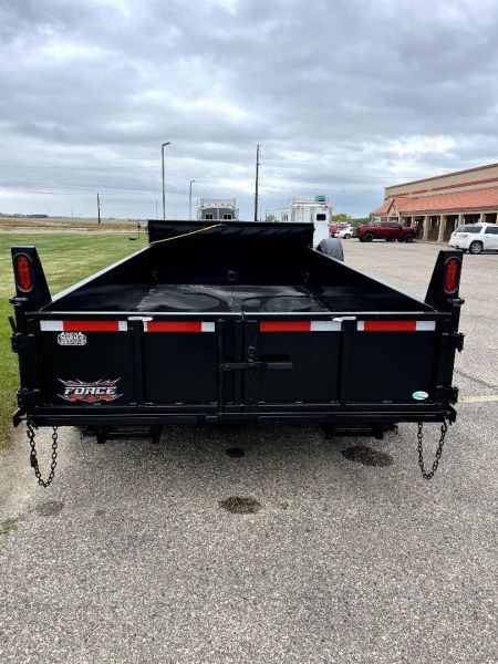 New 2025 Force 7'x14' Dump Trailer