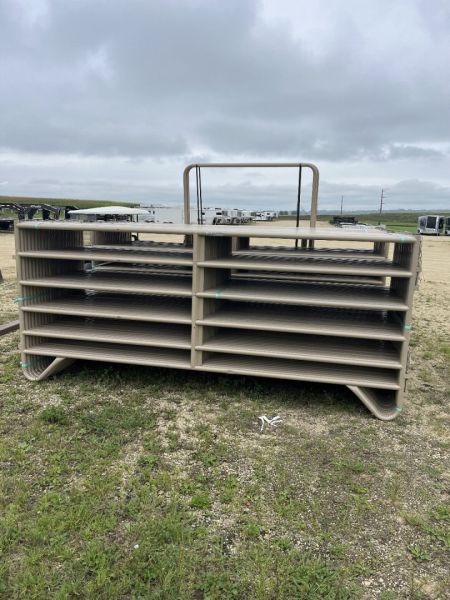 New 2025 Hutchison HW Brand Equine Panel Six Rail 12' - MK Korrals Farm / Ranch