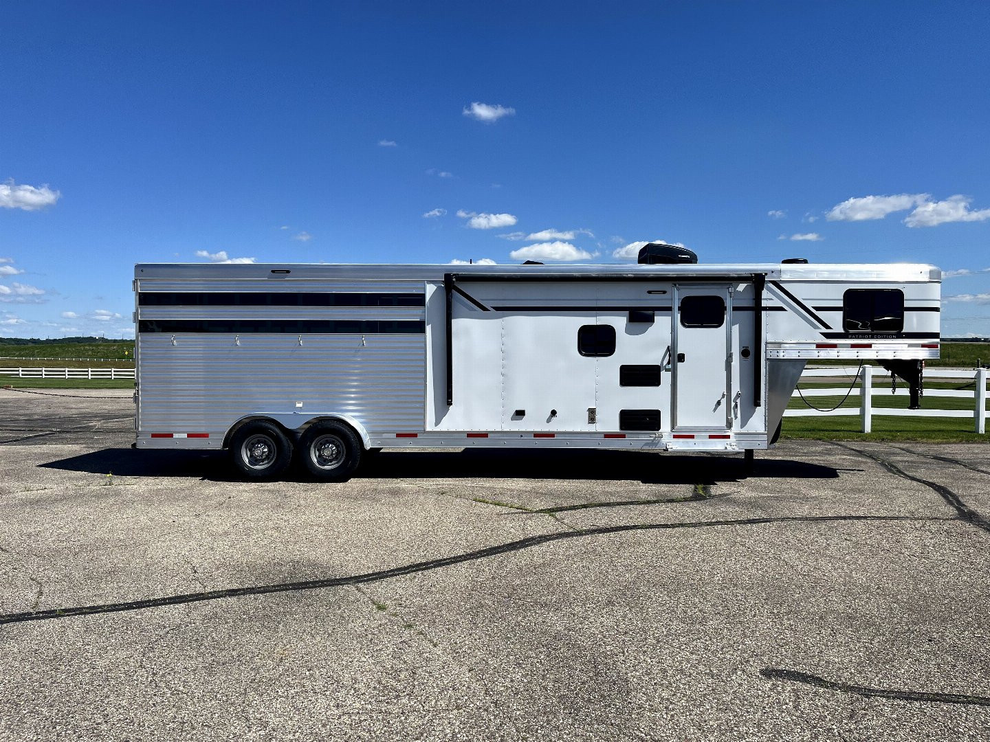 New 2025 SMC 12' LE 9' LQ Patriot Stock/Combo Trailer