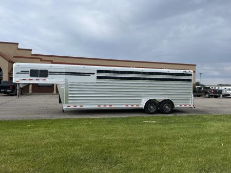 New 2025 4-Star Trailers 7'x24' Stock Combo GN Stock / Stock Combo Trailer
