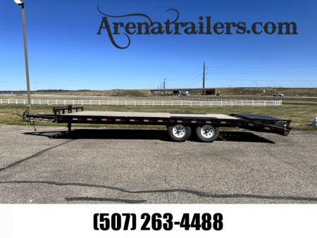 Used 2019 PJ Trailers 24' Flatbed BP Flatbed Trailer