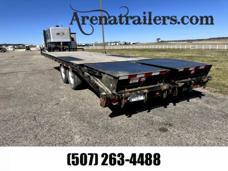 Used 2019 PJ Trailers 24' Flatbed BP Flatbed Trailer