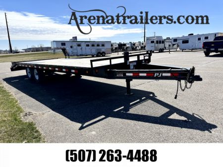 Used 2019 PJ Trailers 24' Flatbed BP Flatbed Trailer