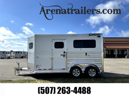New 2024 Cimarron Trailers 2H BP Straight Load Horse Trailer