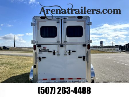 New 2024 Cimarron Trailers 2H BP Straight Load Horse Trailer